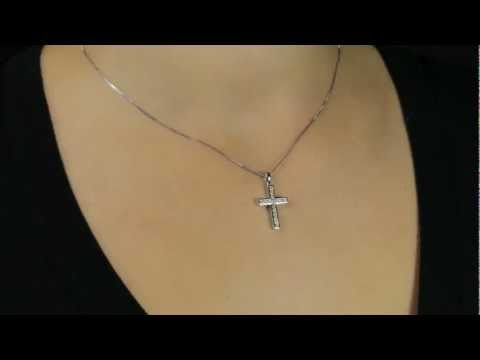 Pravins - 18ct White Gold Diamond Pendant - I7K03802