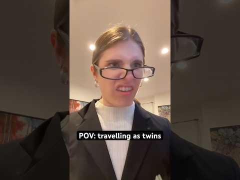 POV: travelling as twins #travelling #identical #twins #passport #comedy