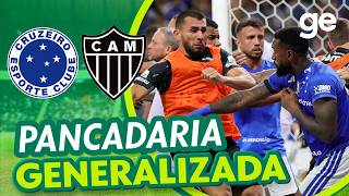 BRIGA: CRUZEIRO X ATLÉTICO-MG REGISTRA CENAS LAMENTÁVEIS | Campeonato Mineiro | ge.globo