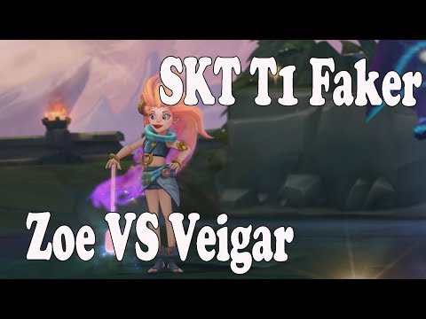 SKT T1 Faker Zoe Vs Veigar