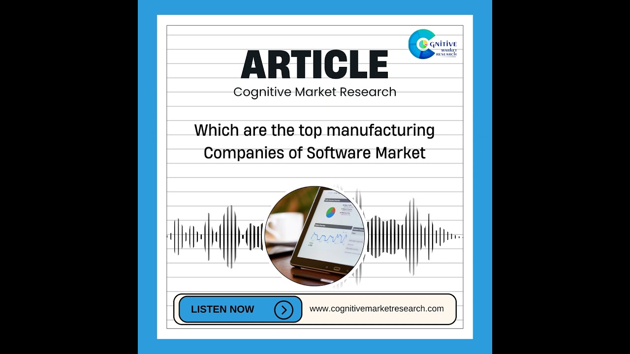 Which are the top manufacturing Companies of Software Market?
