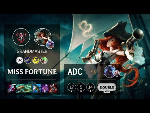 Miss Fortune ADC vs Aphelios - KR Grandmaster Patch 11.23