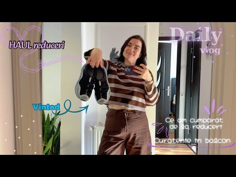 Ce am cumparat de la reduceri/Facem curățenie în balcon