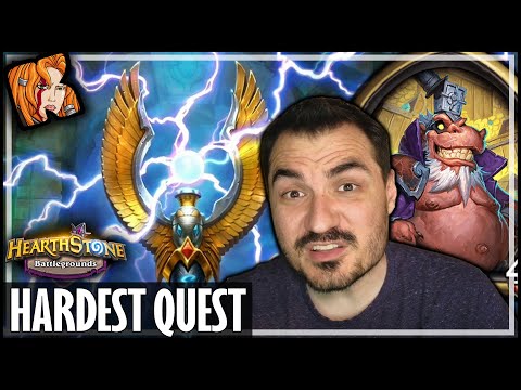THIS IS THE HARDEST QUEST! - Hearthstone Battlegrounds
