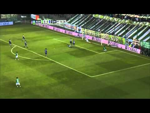 Gio no pudo de cabeza. Banfield 0 - Gimnasia 0. Fecha 21. Primera División 2015. FPT.