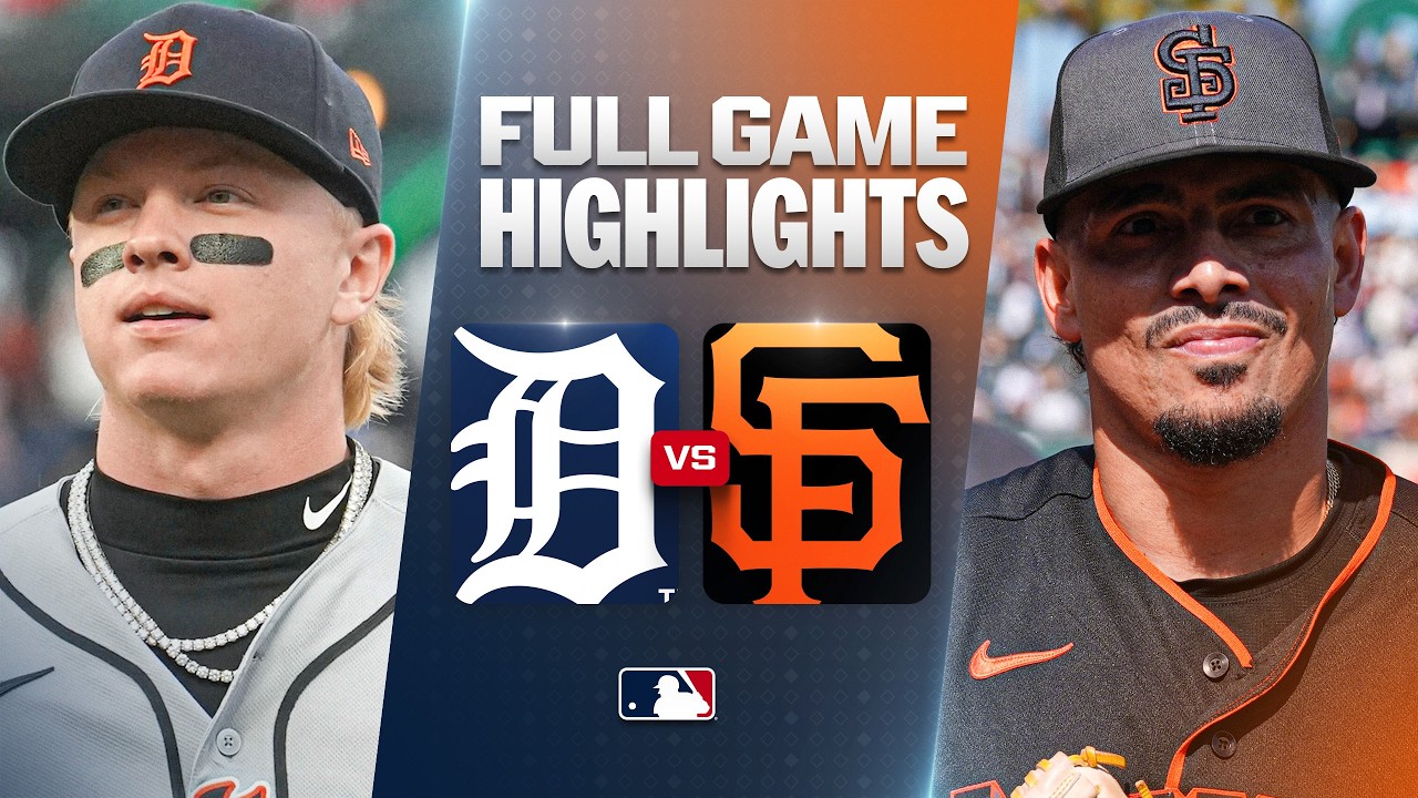 TIGERS vs. GIANTS: Official Full Game Highlights (August 8) | 2026 MLB Season