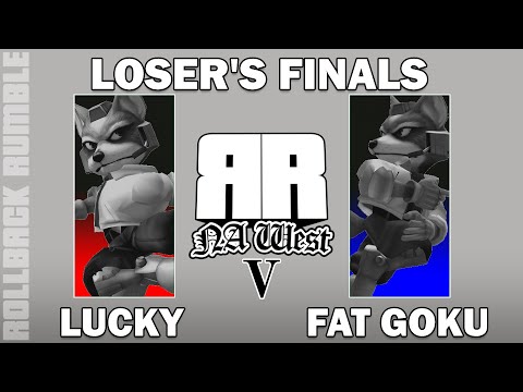 Lucky (P1 Fox) vs Fat Goku (P2 Fox) | Loser's Finals | Rollback Rumble: NA West V