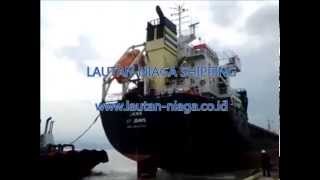 preview picture of video 'MV JANA CALLING PANJANG PORT INDONESIA'