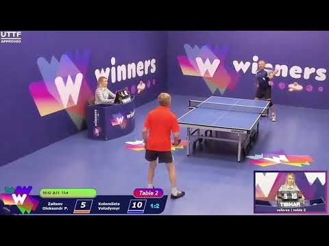 Winners League  31.08.21  Zaitsev Oleksandr P. - Kolomiiets Volodymyr 11:00
