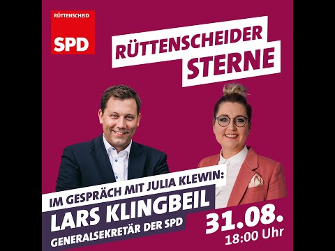 #9 Rüttenscheider Sterne - Lars Klingbeil (SPD-Generalsekretär)