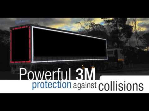 3M Reflective Tapes Improving Truck Safety