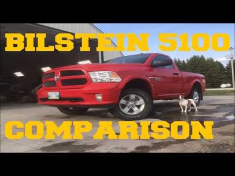 Ram 1500 Bilstein Before/After Comparison