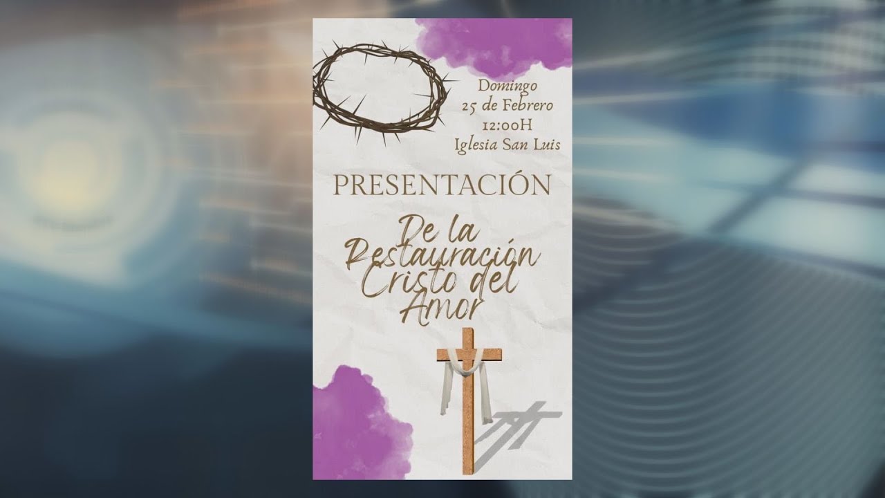 Presentación de la restauración del Cristo del Amor