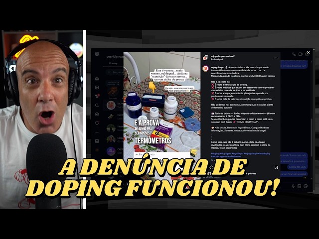 MARATONISTA AMADORA foi PEGA no DOPING ATRAVÉS de DENÚNCIA