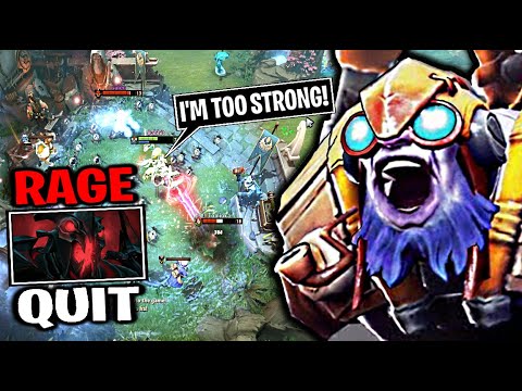 RAGE QUIT!! Tinker make Shadow Fiend RAGE QUIT! Crazy Tinker Dota 2 7.28c Tinker Gameplay.