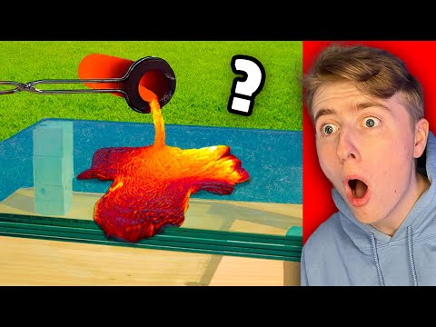 What Happens When You Put Lava On Bullet Proof Glass?
