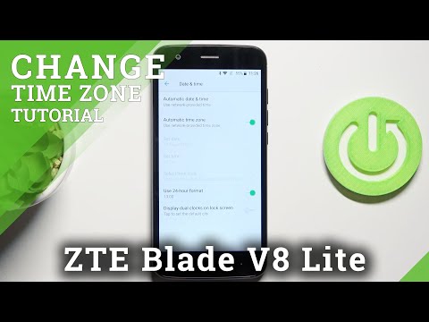How to Change Date and Time in ZTE Blade V8 Lite – Clock Format & Time Zone Options