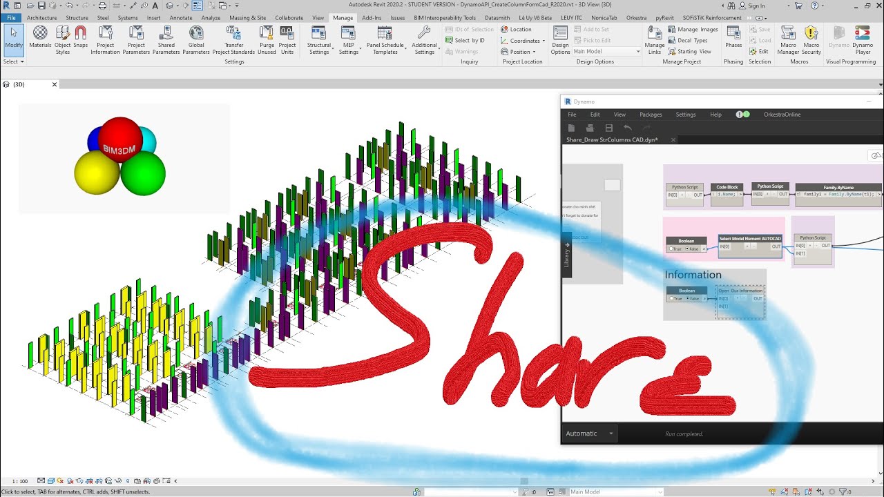 Chia sẻ Scripts Dynamo API - Python