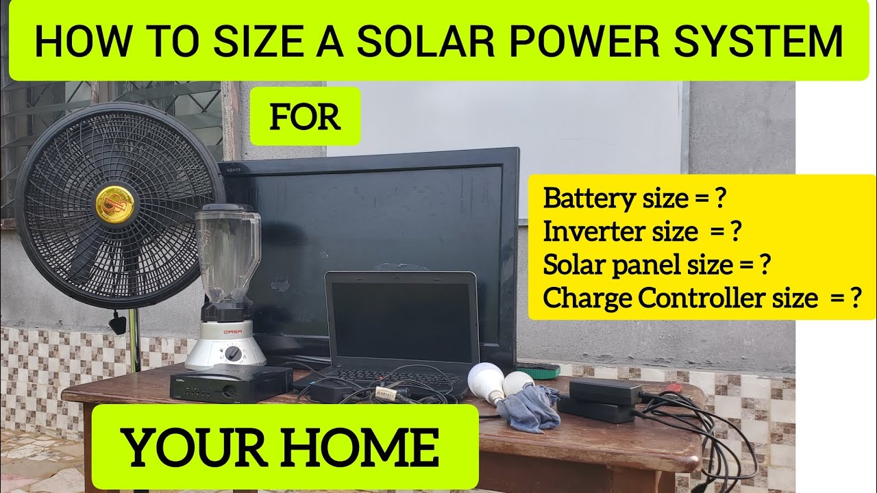 How to Size a Solar Power System for Your Home (DIY)