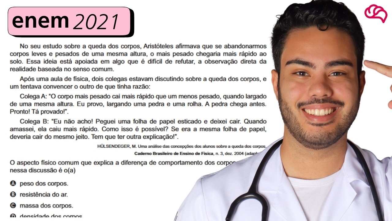 Resolução em Vídeo — Questão 100 ENEM 2021