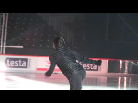 Kings on Ice Warsaw practice - Lambiel "Take me to church"
