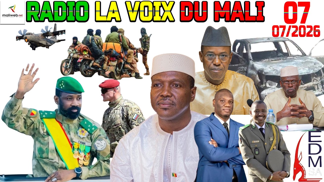 La Revue de Presse de la RADIO LA VOIX DU MALI du 07 Juillet 2026