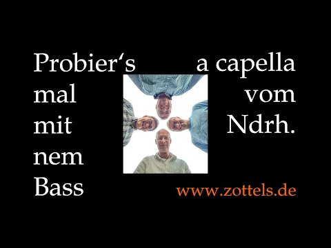 Die Zottels singen "Probier's mal mit 'nem Bass"