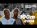 Asafa Powell vs Maurice Greene, 100m at Weltklasse Zürich in 2004