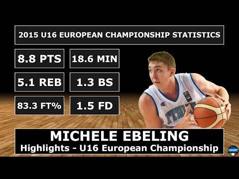 Michele Ebeling - Highlights - 2015 FIBA U16 European Championship