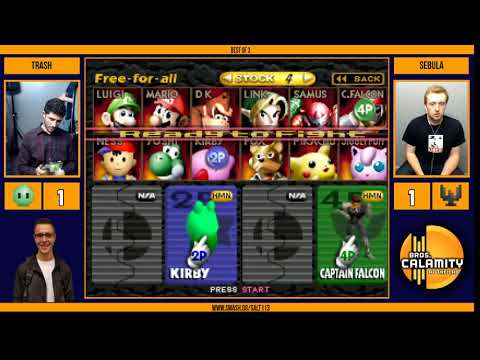 S@LT #113 | Miniohh! (Kirby) vs Q! (Falcon) - Losers Semi Finals - SSB64