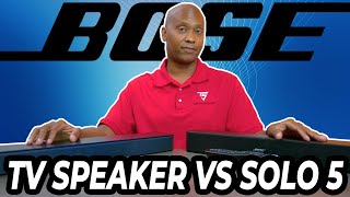 Bose TV-luidspreker versus Solo 5