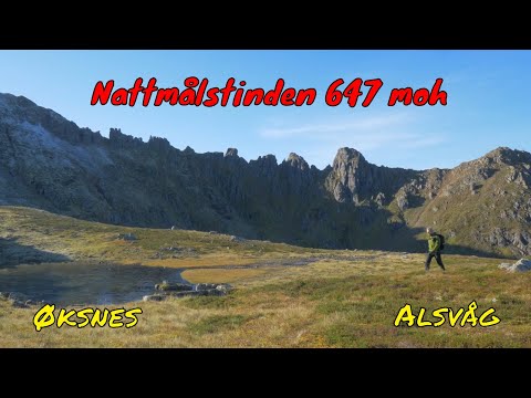 Fjelltur Nattmålstinden 647 moh (Øksnes / Vesterålen) - 2020.09.27 - 4k