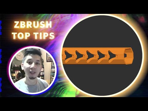 Hard Surface Boolean Techniques - ZBrush Top Tips - Nelson Tai