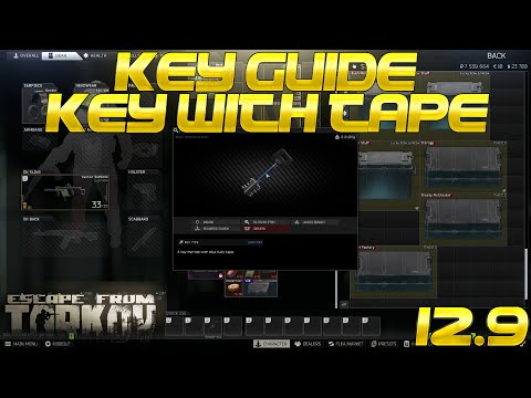 Escape From Tarkov - Key Guide - Key With Tape (Tape Key) (12.9)