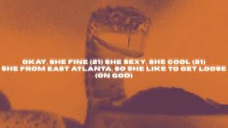 Young Nudy - Peaches &amp; Eggplants (Official Lyric Video) feat. 21 Savage