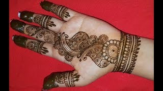 Henna For Wedding Hand Mehndi Front