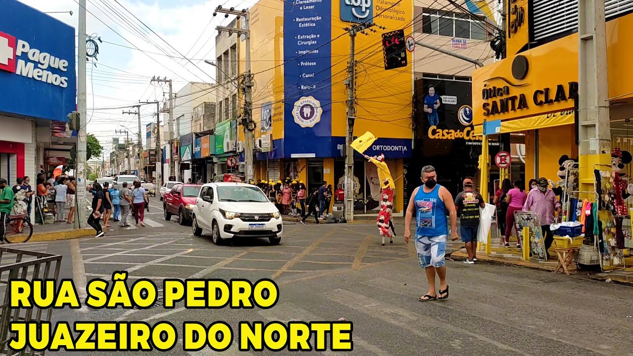 Veja a Movimentação da Rua São Pedro em Juazeiro do Norte no dia de Black Friday