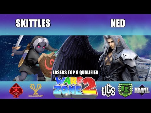 Warp Zone 2 - Losers Top 8 Qualifier - Skittles(Young Link) Vs. Ned(Sephiroth)
