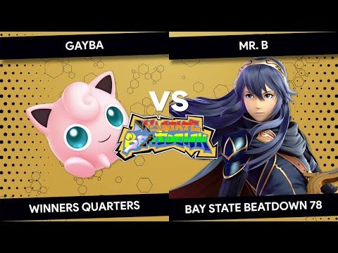 Bay State Beatdown 78 - Gayba (Jigglypuff) vs Mr. B (Lucina) - Winners Quarters