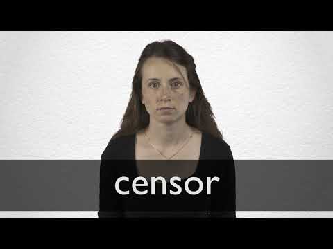 Censor Definition And Meaning Collins English Dictionary