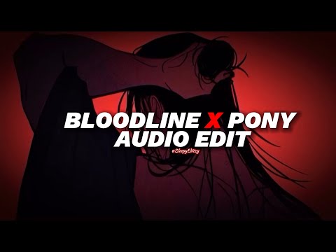 bloodline x pony (tiktok version/overlapped) || ariana grande, ginuwine [edit audio]