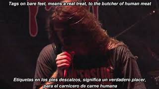 Cannibal Corpse Scattered Remains, Splattered Brains LIVE subtitulada en español (Lyrics)