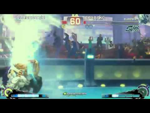 SSF4 AE GODSGARDEN [Sagat] Hanamaruki  vs Poongko [Seth]