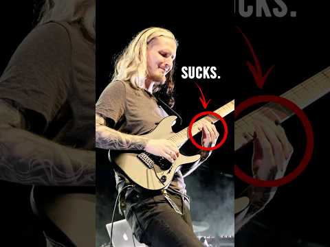 The worst part of playing guitar LIVE