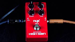 Video thumbnail for Nux HG-6 High Gain Distortion by GuitarFXMania