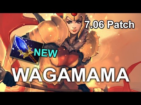 Wagamama Legion Commander | New Aghanim's Scepter = 8 sec BKB | 7.06 Full Game