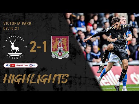 HIGHLIGHTS; Hartlepool United 2 Northampton Town 1