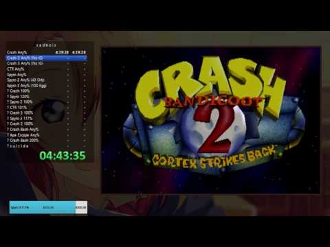 Crash Bandicoot 2: Cortex Strikes Back any% Playthrough | Sprash Marathon [Part 2]
