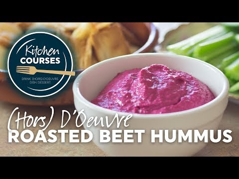 Roasted Beet Hummus - Kitchen Courses #32