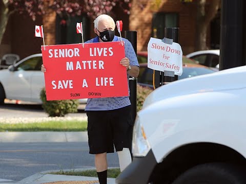 Seniors protest at pedestrian crossing in Amherstburg